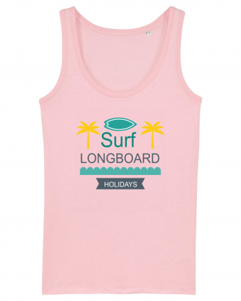 Surf Longboard Cotton Pink