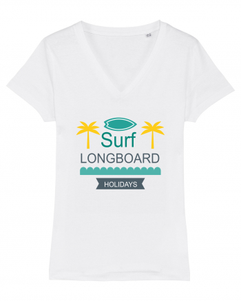 Surf Longboard White