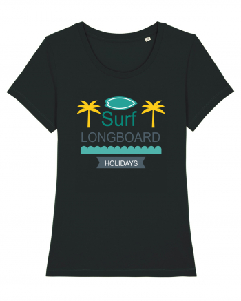 Surf Longboard Black