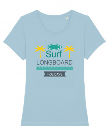 Surf Longboard Sky Blue