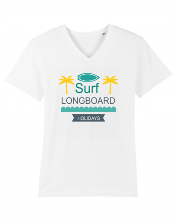 Surf Longboard White