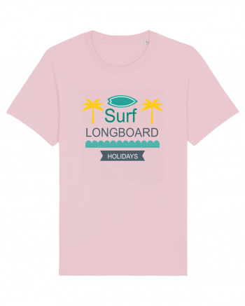 Surf Longboard Cotton Pink