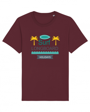 Surf Longboard Burgundy