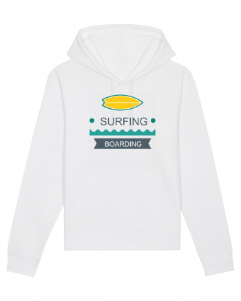 Surfing Boarding White