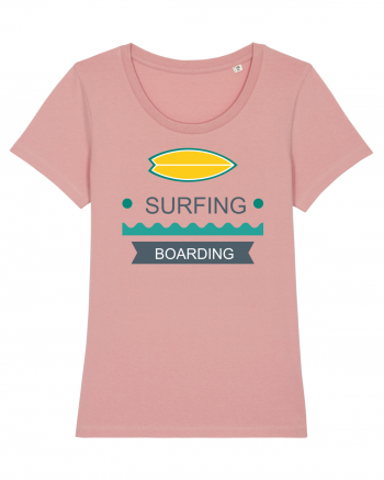 Surfing Boarding Canyon Pink