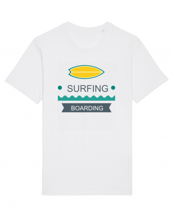 Surfing Boarding White