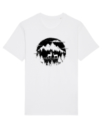 Căprioarele și Lacul din Padure Tricou mânecă scurtă Unisex Rocker