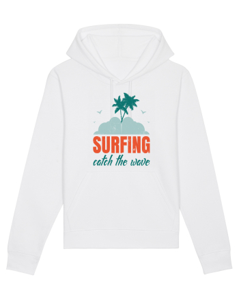 Surfing Catch The Wave White