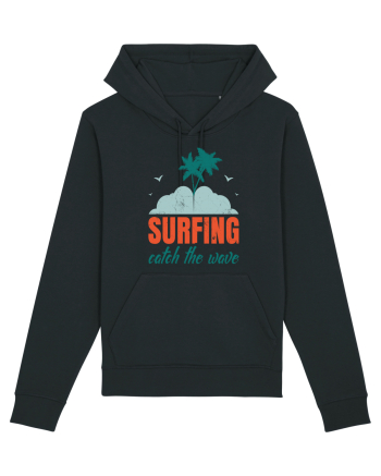 Surfing Catch The Wave Black