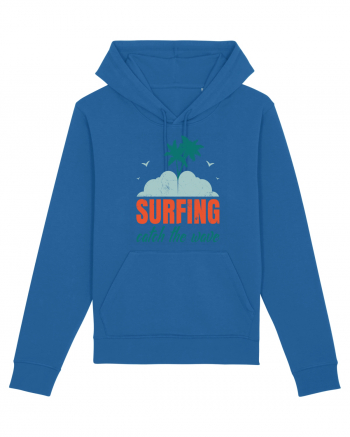 Surfing Catch The Wave Royal Blue