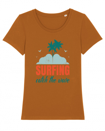 Surfing Catch The Wave Roasted Orange