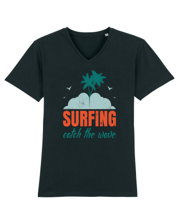 Surfing Catch The Wave Black