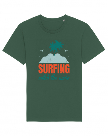 Surfing Catch The Wave Bottle Green