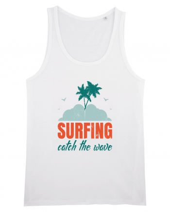 Surfing Catch The Wave White