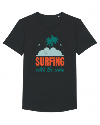 Surfing Catch The Wave Black