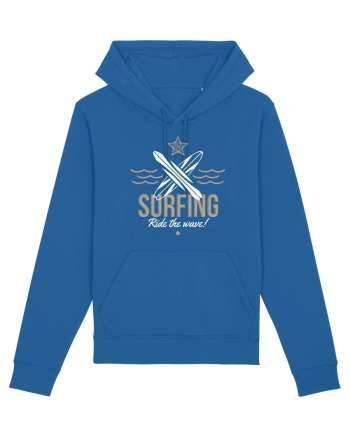 Surfing Ride The Wave Royal Blue