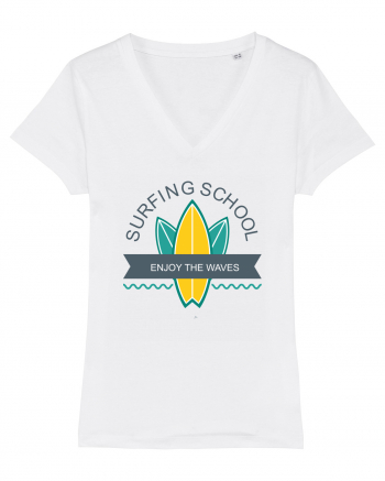 Surfing School White