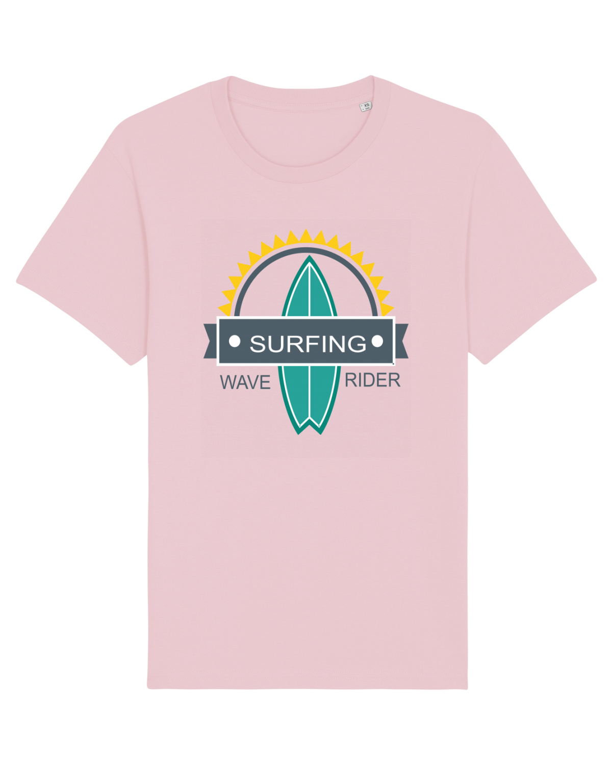 Tricou mânecă scurtă Unisex Rocker Cotton Pink