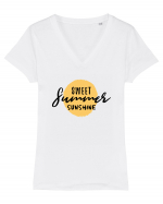 Sweet Summer Sunshine Tricou mânecă scurtă guler V Damă Evoker