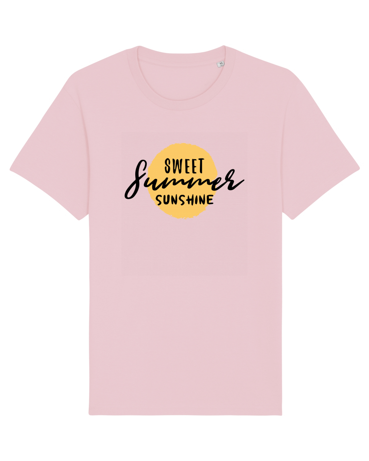 Tricou mânecă scurtă Unisex Rocker Cotton Pink