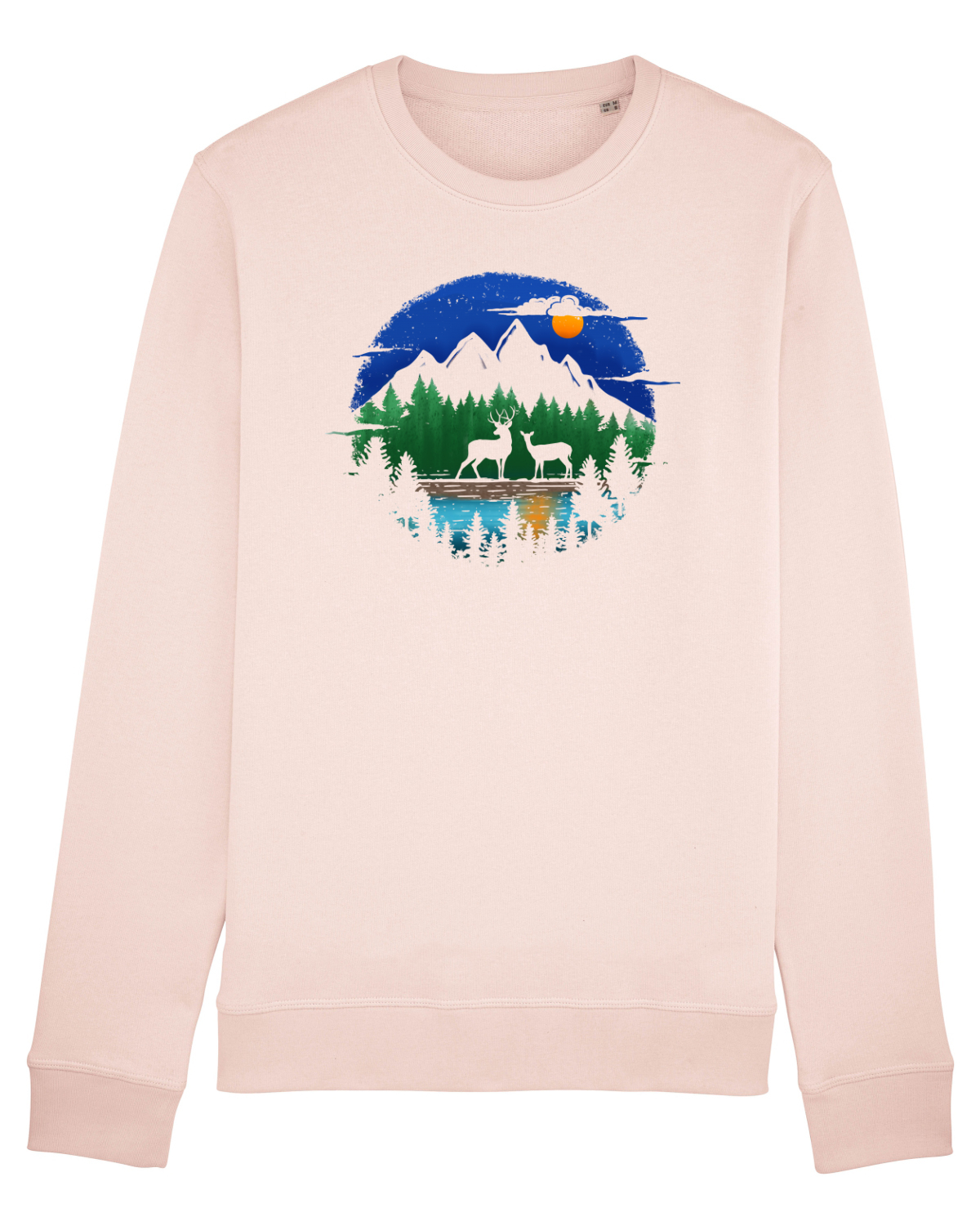 Bluză mânecă lungă Unisex Rise Candy Pink