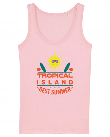 Tropical Island Best Summer Cotton Pink