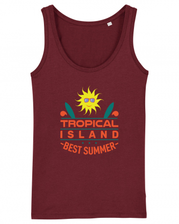 Tropical Island Best Summer Burgundy