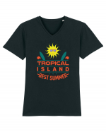 Tropical Island Best Summer Tricou mânecă scurtă guler V Bărbat Presenter