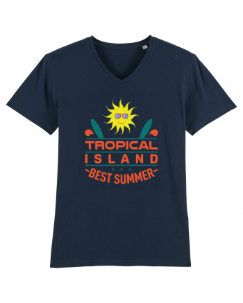 Tropical Island Best Summer French Navy