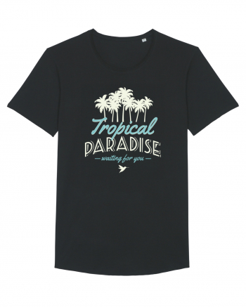 Tropical Paradise Waiting For You Black