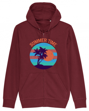 Vintage Summer Sunset Burgundy