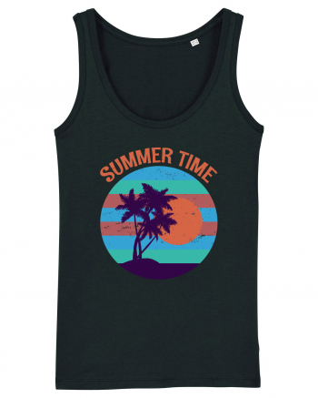 Vintage Summer Sunset Black