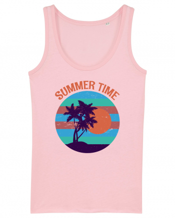 Vintage Summer Sunset Cotton Pink