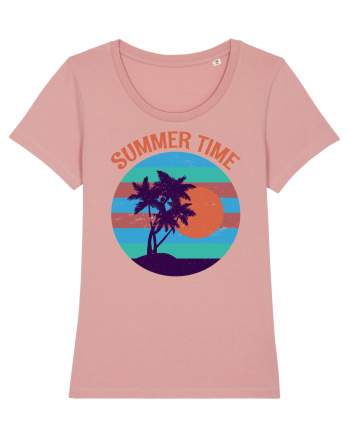 Vintage Summer Sunset Canyon Pink