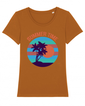 Vintage Summer Sunset Roasted Orange