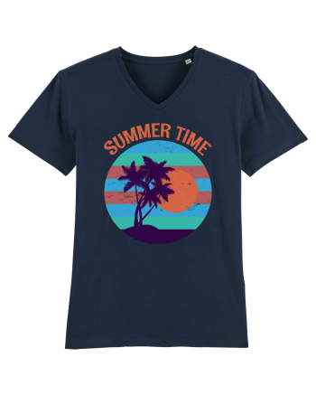 Vintage Summer Sunset French Navy