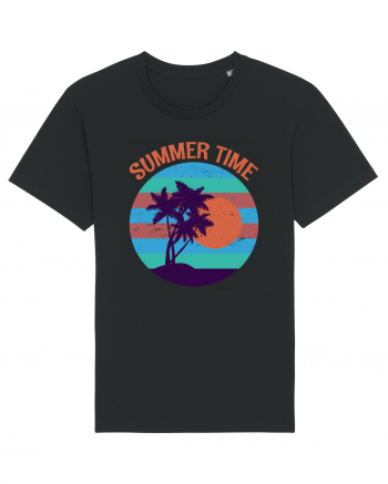 Vintage Summer Sunset Black