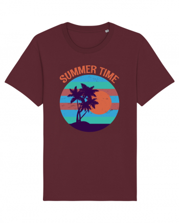 Vintage Summer Sunset Burgundy