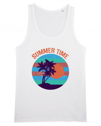 Vintage Summer Sunset White