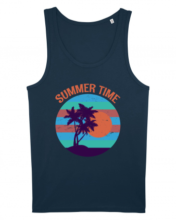 Vintage Summer Sunset Navy