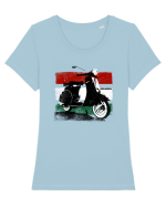 vespa Tricou mânecă scurtă guler larg fitted Damă Expresser
