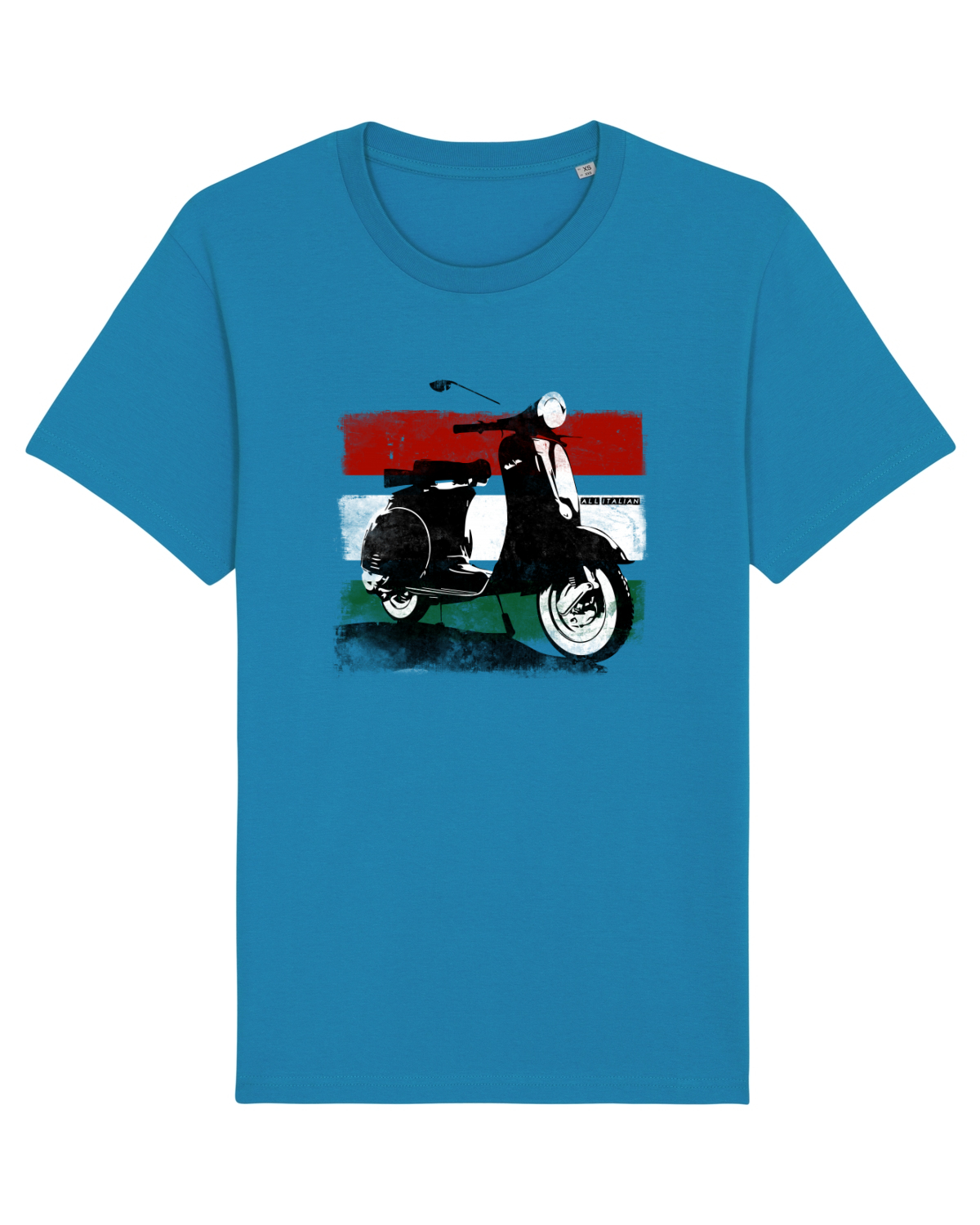 Tricou mânecă scurtă Unisex Rocker Azur