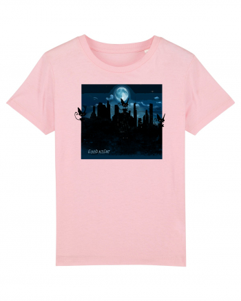 cat in night Cotton Pink