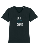 Get It Done Tricou mânecă scurtă guler V Bărbat Presenter