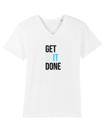 Get It Done Tricou mânecă scurtă guler V Bărbat Presenter