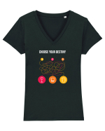 Choose your destiny Tricou mânecă scurtă guler V Damă Evoker