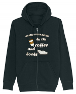 Easily Distracted By The Coffee And Books Hanorac cu fermoar Unisex Connector