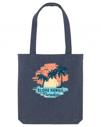 Aloha Hawaii Paradise Midnight Blue