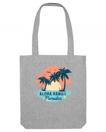 Aloha Hawaii Paradise Heather Grey