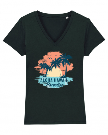 Aloha Hawaii Paradise Black